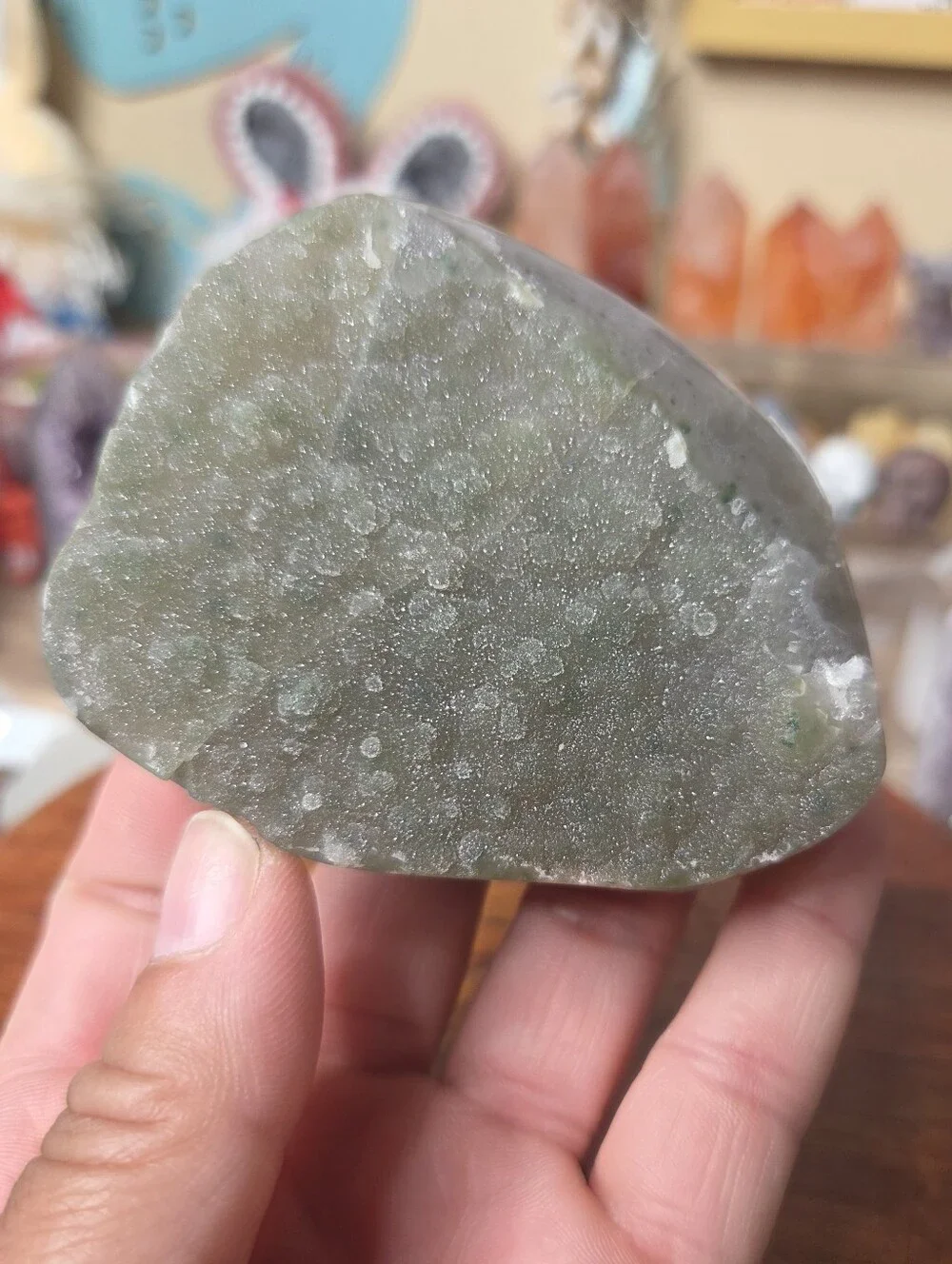 Green Amethyst Freeform 3x3 (Attracts Abundance)